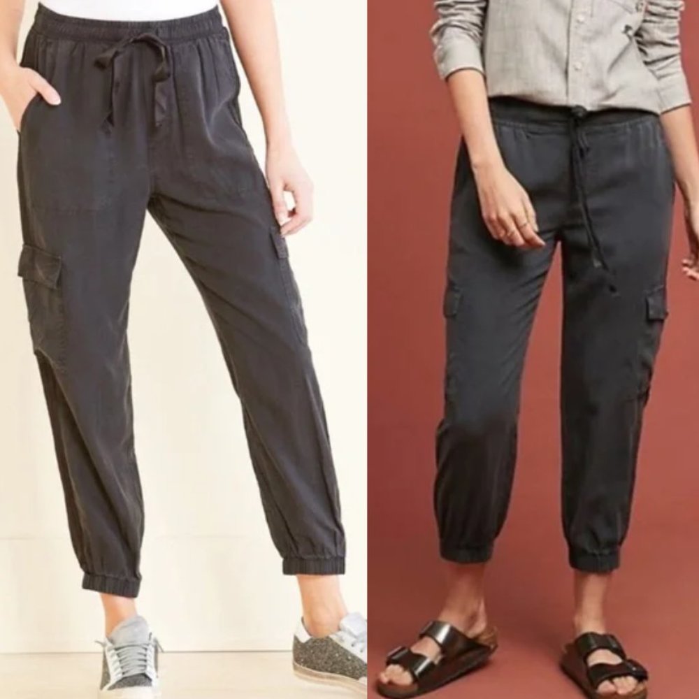 Cloth & Stone Lightweight Gray Utility Cargo Relaxed Joggers Pants M